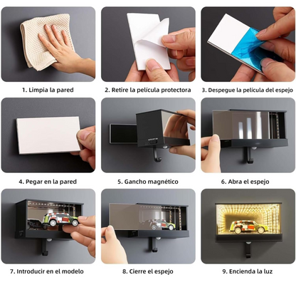 Garaje Infinito Portallaves con Luz LED
